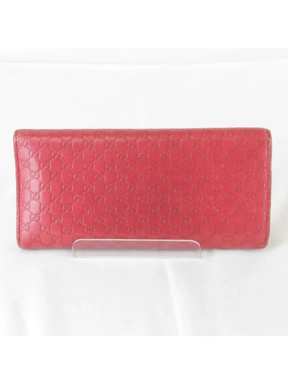 Gucci 0416 Wallet Leather Red - Picture 2 of 10
